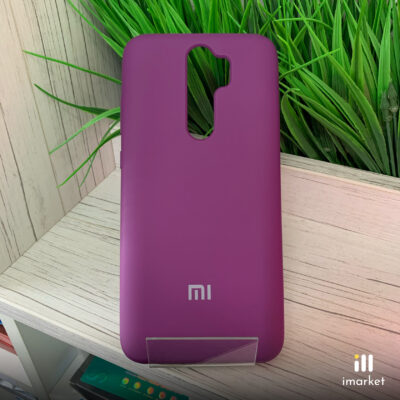Чехол для Redmi Note 8 Pro Silicon Case на телефон фиолетовый
