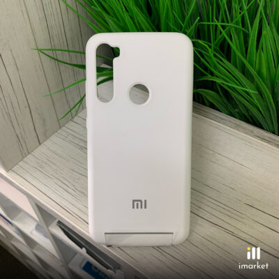 Чехол для Redmi Note 8 Silicon Case на телефон белый