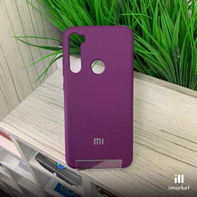 Чехол для Redmi Note 8 Silicon Case на телефон фиолетовый
