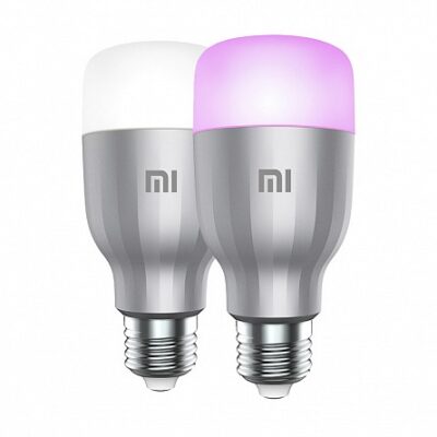 Набор светодиодных ламп 2 шт Xiaomi Mi LED Smart Bulb (белая и цветная)