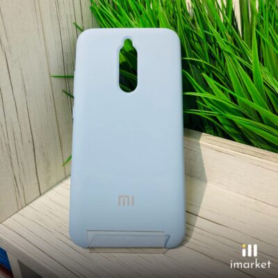 Чехол для Xiaomi Redmi 8 Silicon Case на телефон голубой