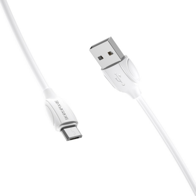 Кабель для зарядки USB to Micro-USB BX19 White | Белый
