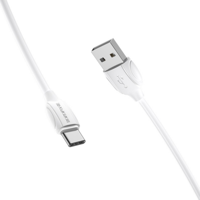 Кабель для зарядки USB to Type-C BX19 White | Белый