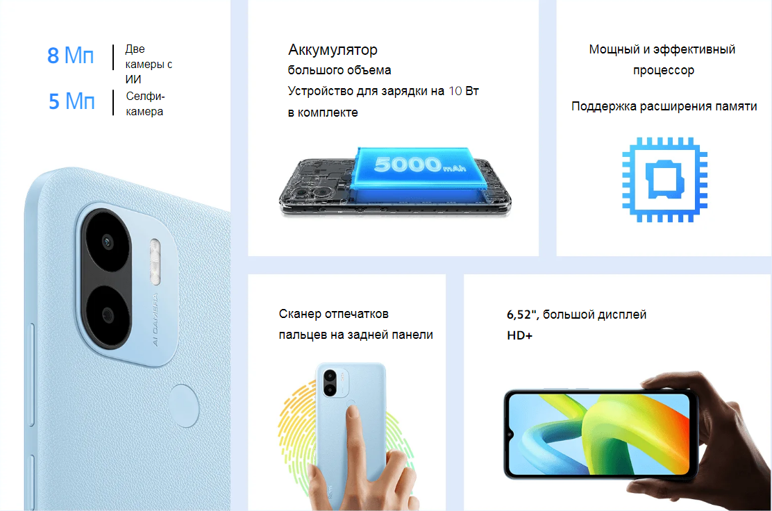 Xiaomi Redmi A1+ 2/32 Gb Gray купить во Владимире | Интернет магазин  техники Xiaomi и Samsung