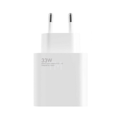 Оригинальный зарядный блок Xiaomi Adaptor 33W White | Белый