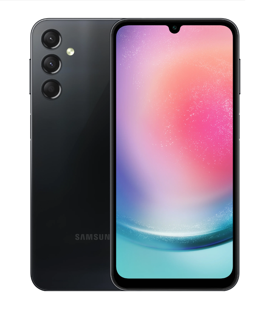 Смартфон Samsung Galaxy A24 4/128Gb Black | Черный