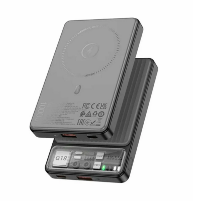 Внешний аккумулятор Hoco Q18 10000 mAh MagSafe Black | Черный