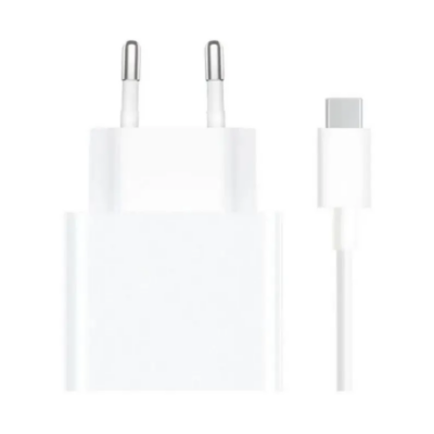 Оригинальный зарядный блок Xiaomi с USB выходом и кабелем 33W ( / MDY-14-EL) White | Белый