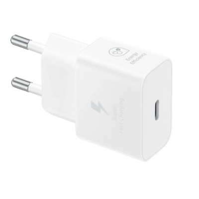 Оригинальный зарядный блок Samsung (EP-T2510) USB-C 25W White | Белый