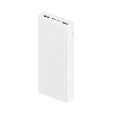 Внешний аккумулятор Xiaomi 3 20000 mAh (PLM18ZM) White | Белый