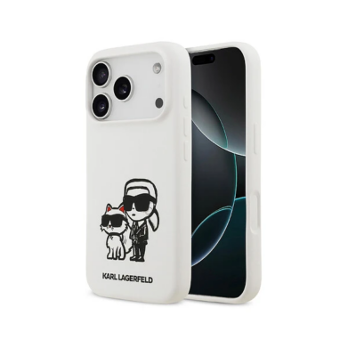 Чехол Karl Lagerfeld для iPhone 17 Pro Max, силиконовый Liquid Silicone, с MagSafe