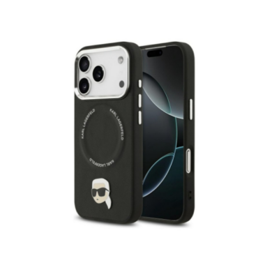 Чехол Karl Lagerfeld для iPhone 17 Pro Max, с функцией MagSafe, из экокожи PU leather